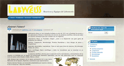 Desktop Screenshot of labweiss.com