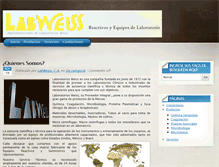 Tablet Screenshot of labweiss.com